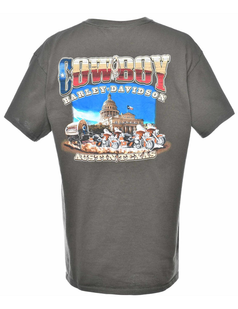 Harley Davidson Printed T-shirt - L
