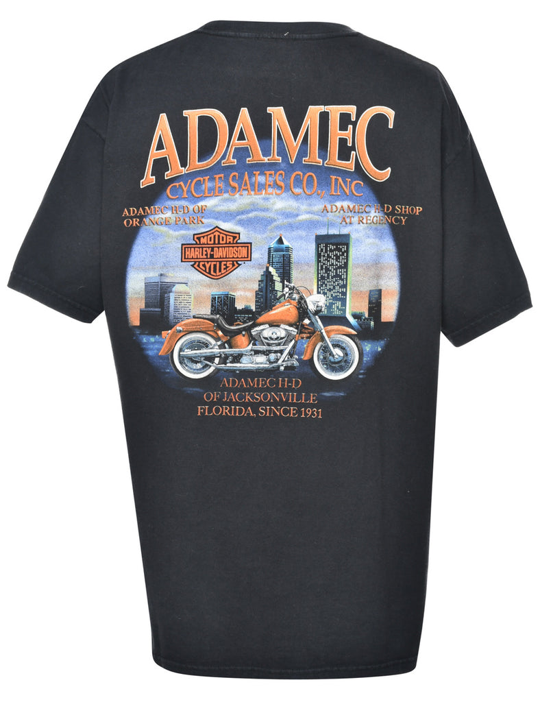 Harley Davidson Printed T-shirt - L