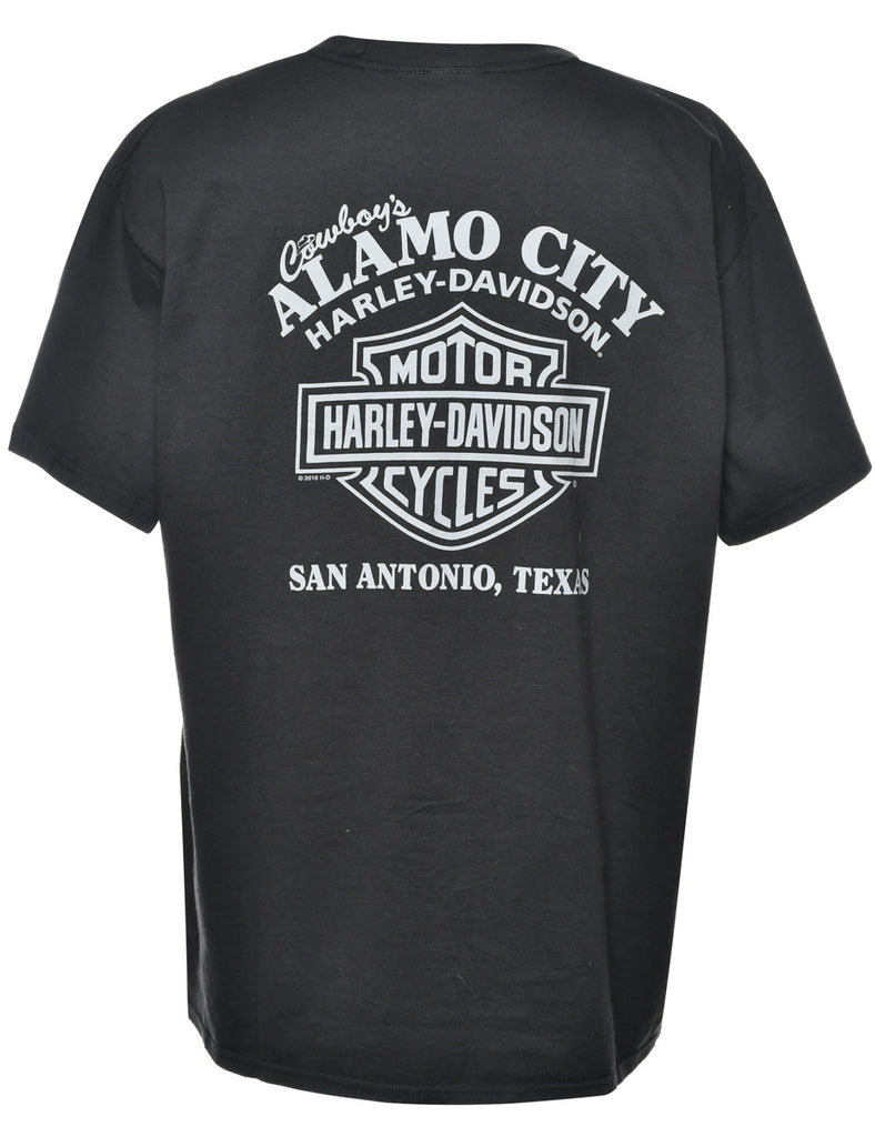 Harley Davidson Printed T-shirt - L