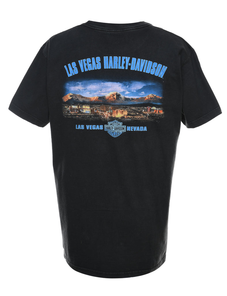 Harley Davidson Printed T-shirt - L