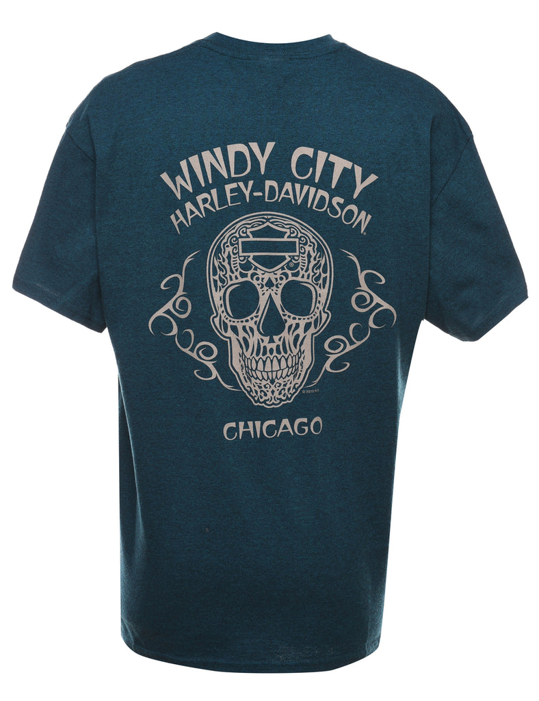 Harley Davidson Printed T-shirt - L