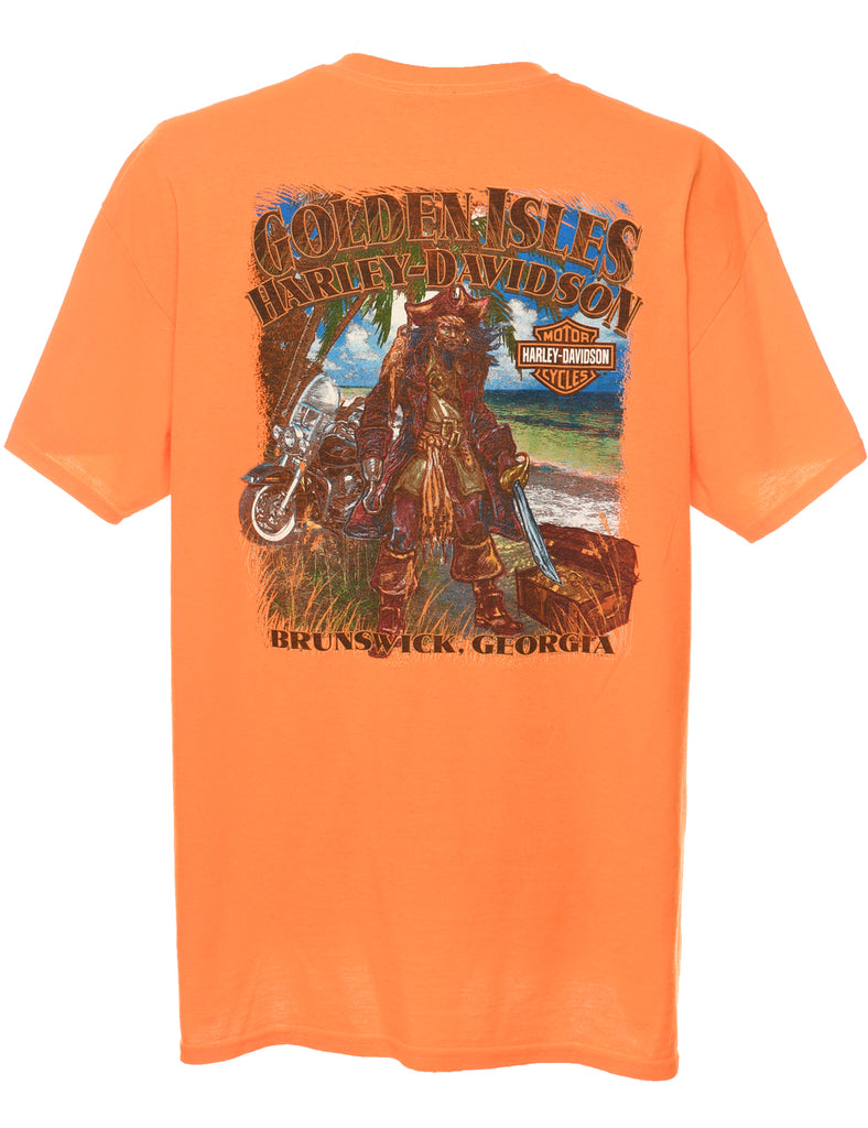 Harley Davidson Printed T-shirt - XL