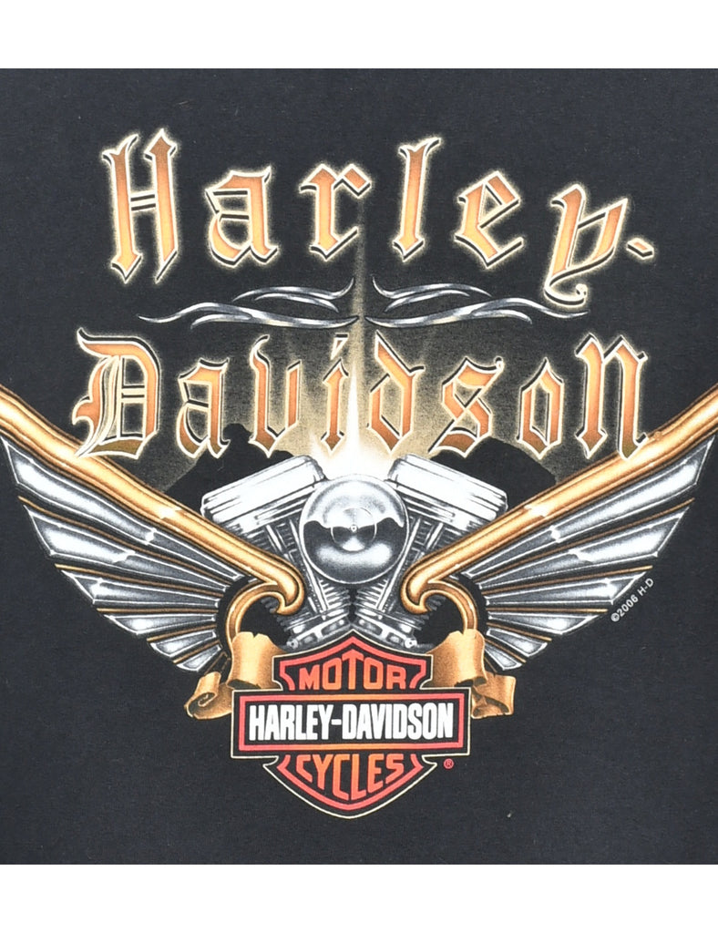 Harley Davidson Printed T-shirt - L