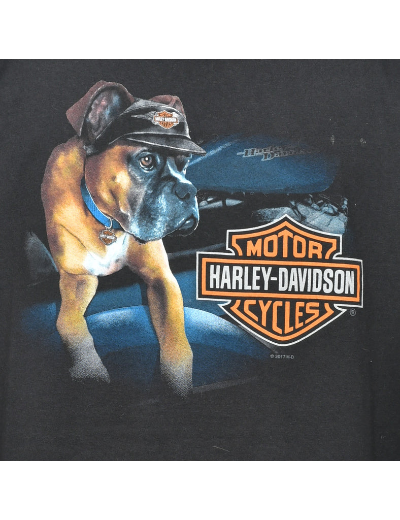 Harley Davidson Printed T-shirt - L