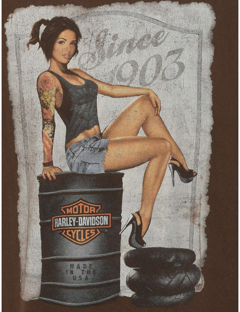 Harley Davidson Printed T-shirt - XL