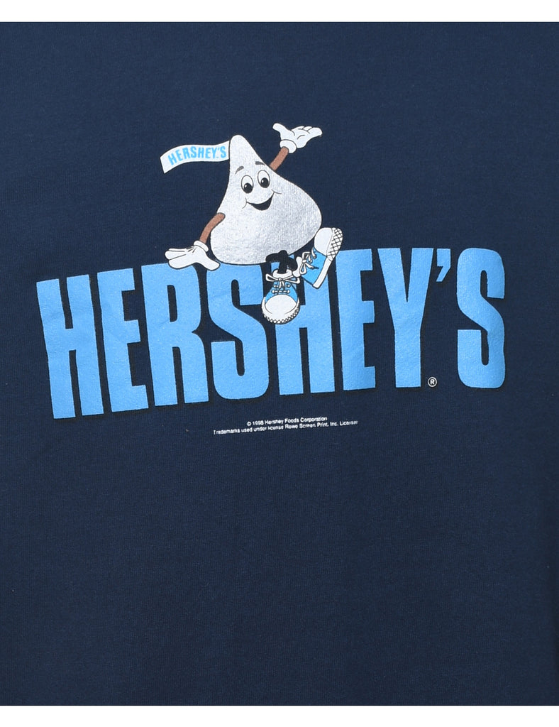 Hershey's Printed Navy & Blue Sweatshirt - L