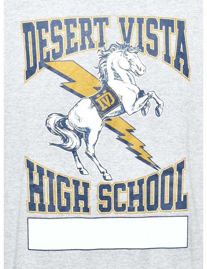 High School Printed T-shirt - M