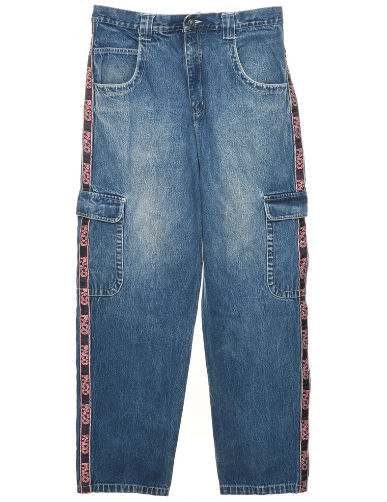 High Waist Tapered Jeans - W34 L33
