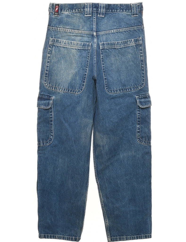 High Waist Tapered Jeans - W34 L33
