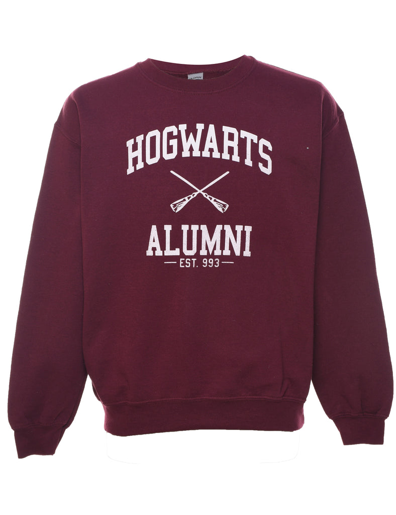 Hogwarts Alumni Printed Sweatshirt - M