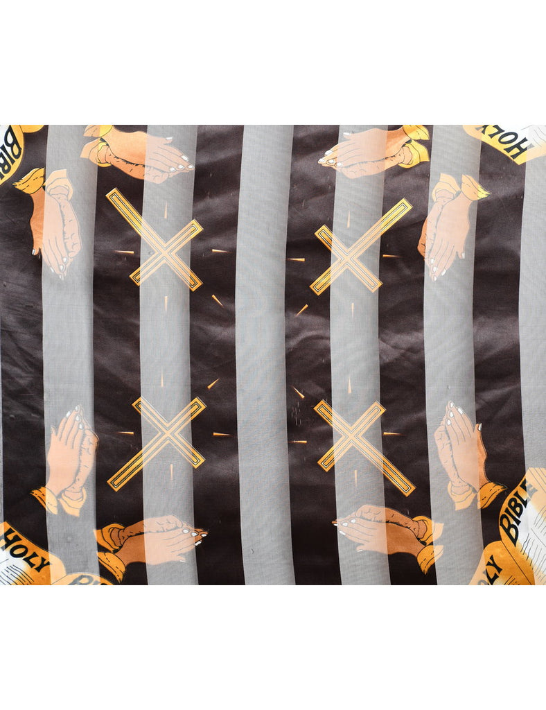 Holy Bible Design Head Scarf - L