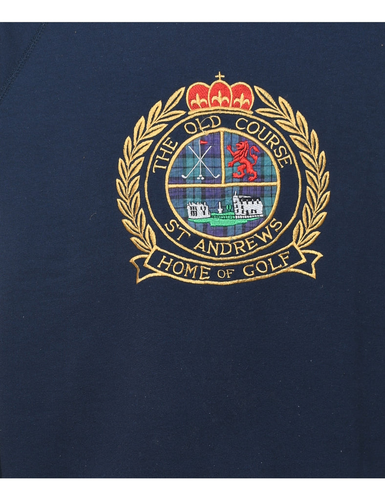 Home Of Golf Embroidered Sweatshirt - L