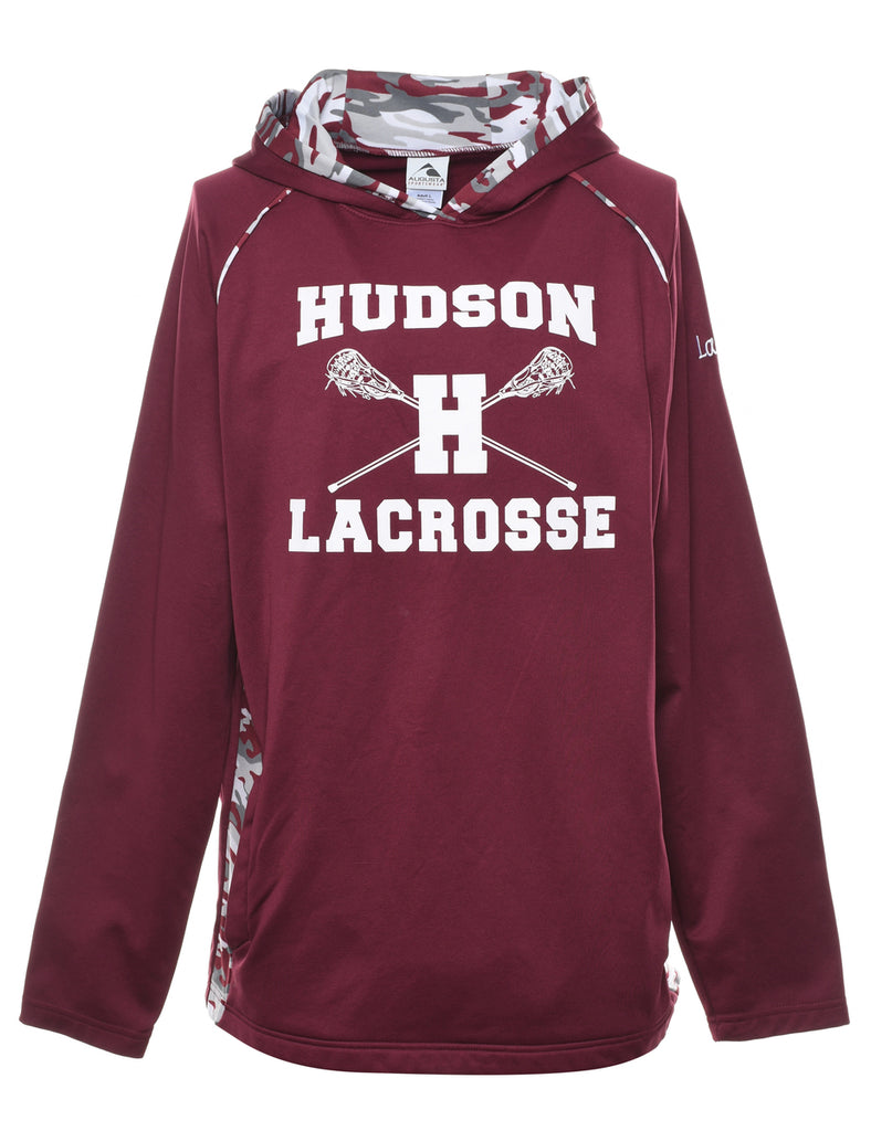 Hudson Lacrosse Hooded Sports Sweatshirt - L