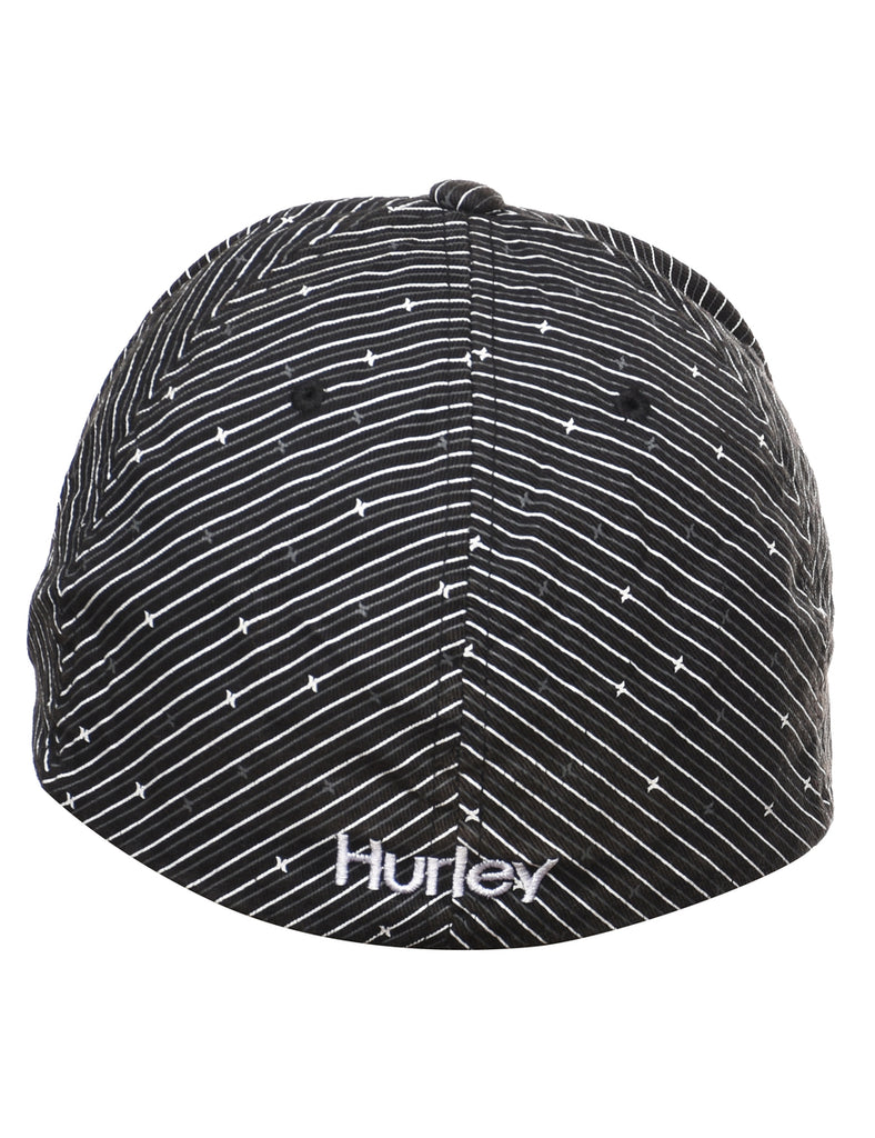 Hurley Striped Pattern Embroided Cap - XS