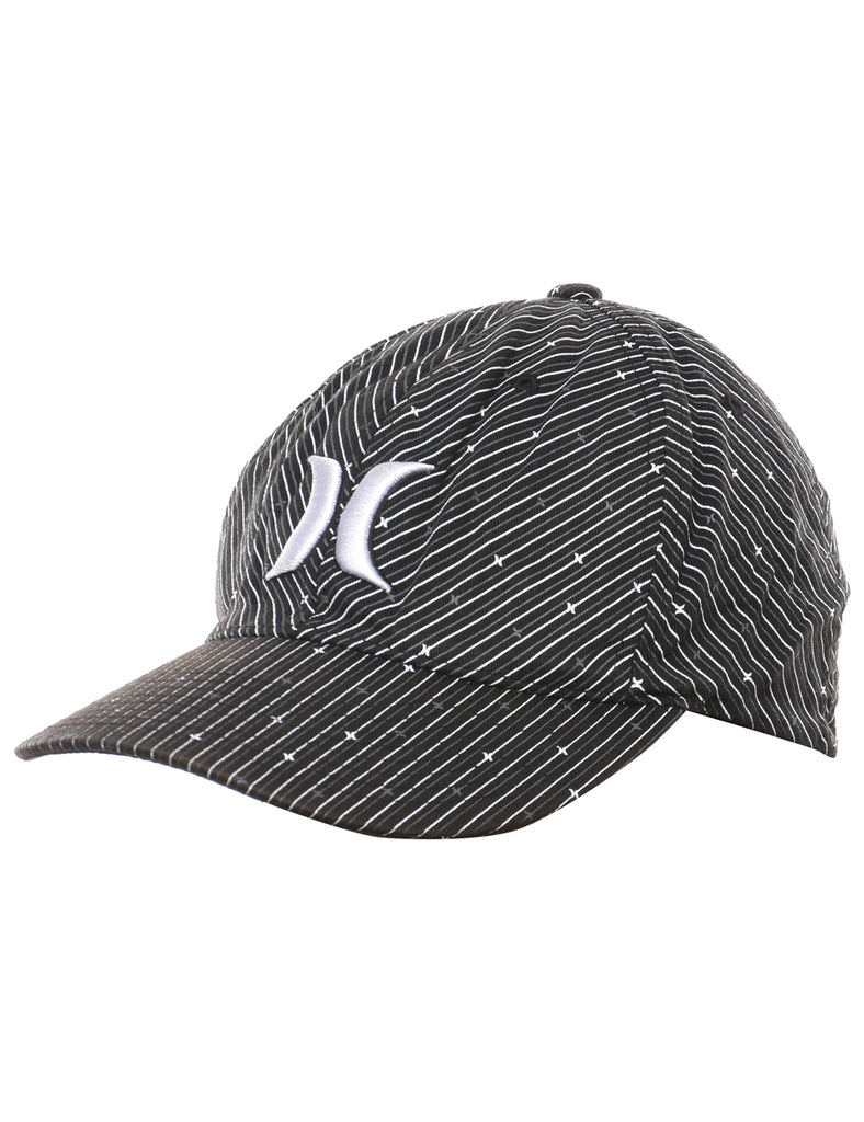 Hurley Striped Pattern Embroided Cap - XS