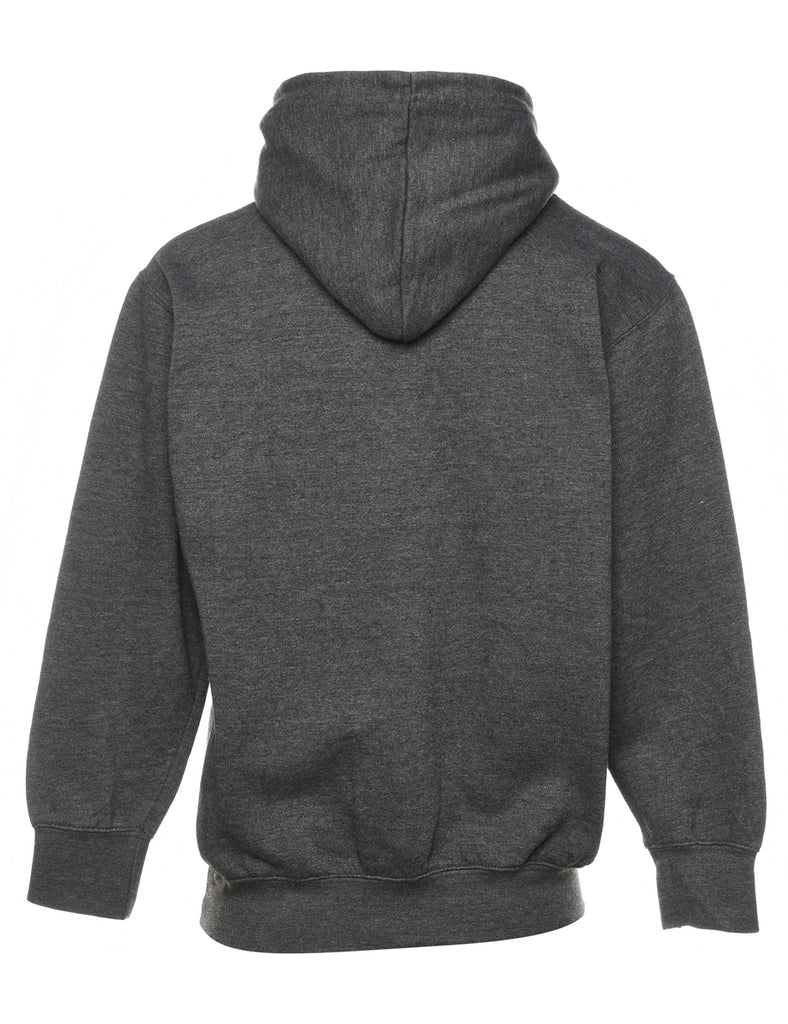 I love NY Printed Grey Hoodie - M