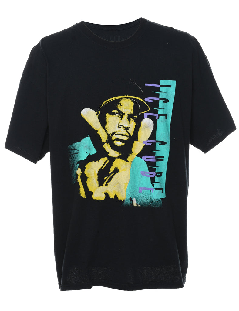 Ice Cube Printed 1990s T-shirt - XL