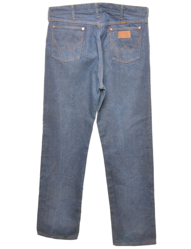 Indigo Wrangler Straight-Fit Jeans - W35 L33