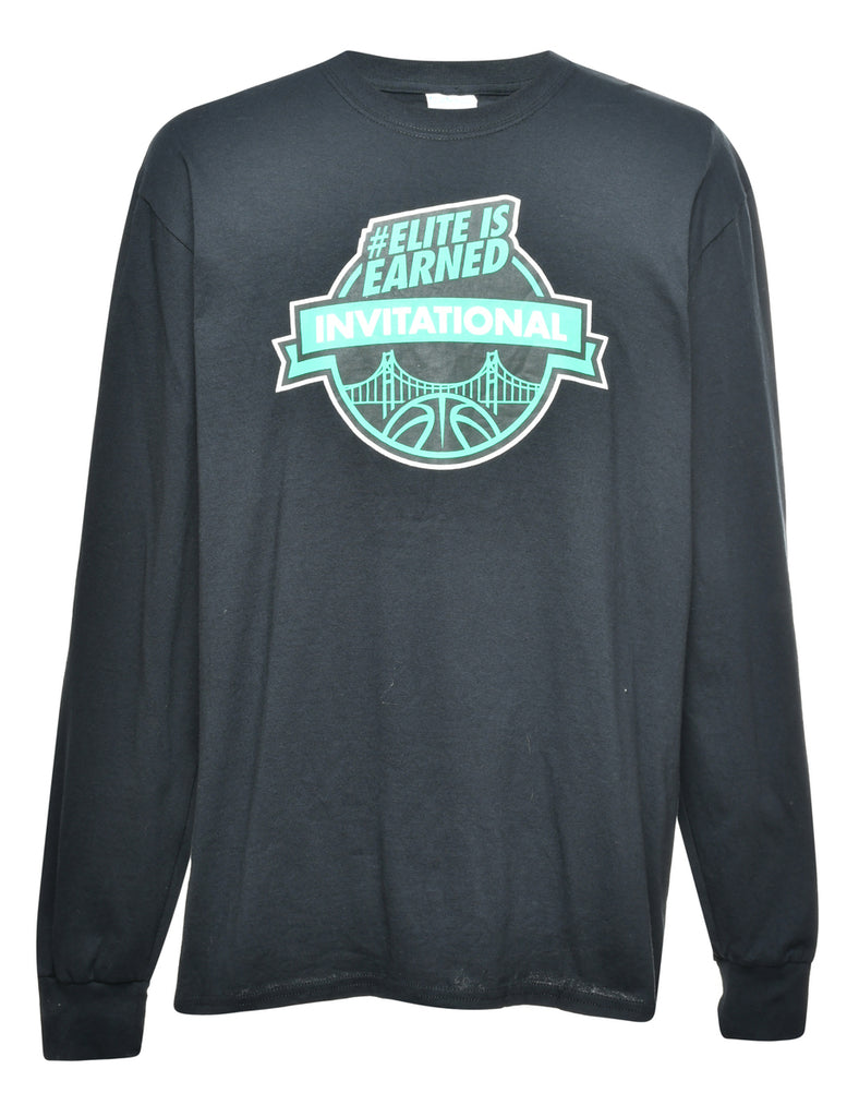 Invitational Printed T-shirt - L
