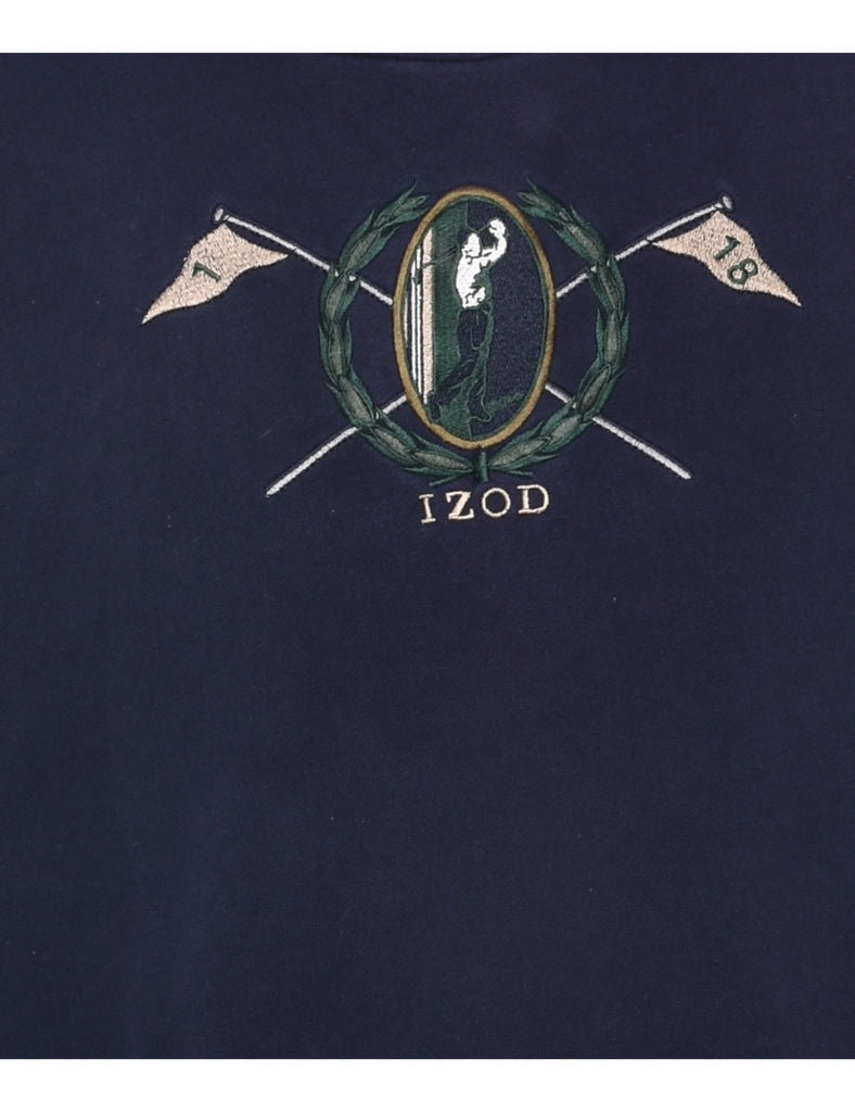 Izod Embroidered Sweatshirt - XL
