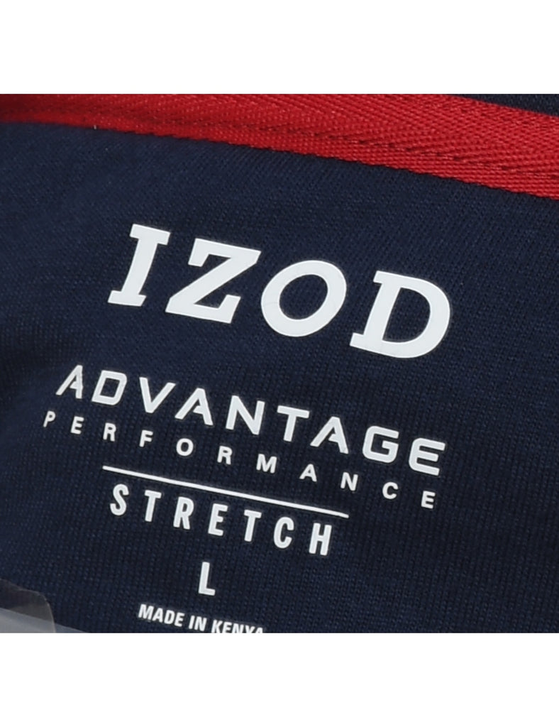 Izod Plain Black Classic Sweatshirt - L