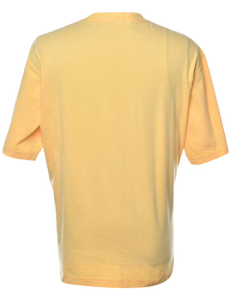 Izod Plain Yellow  T-shirt - XL
