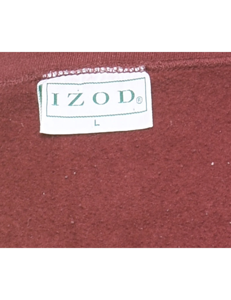 Izod Printed Mustard & Yellow Sweatshirt - L