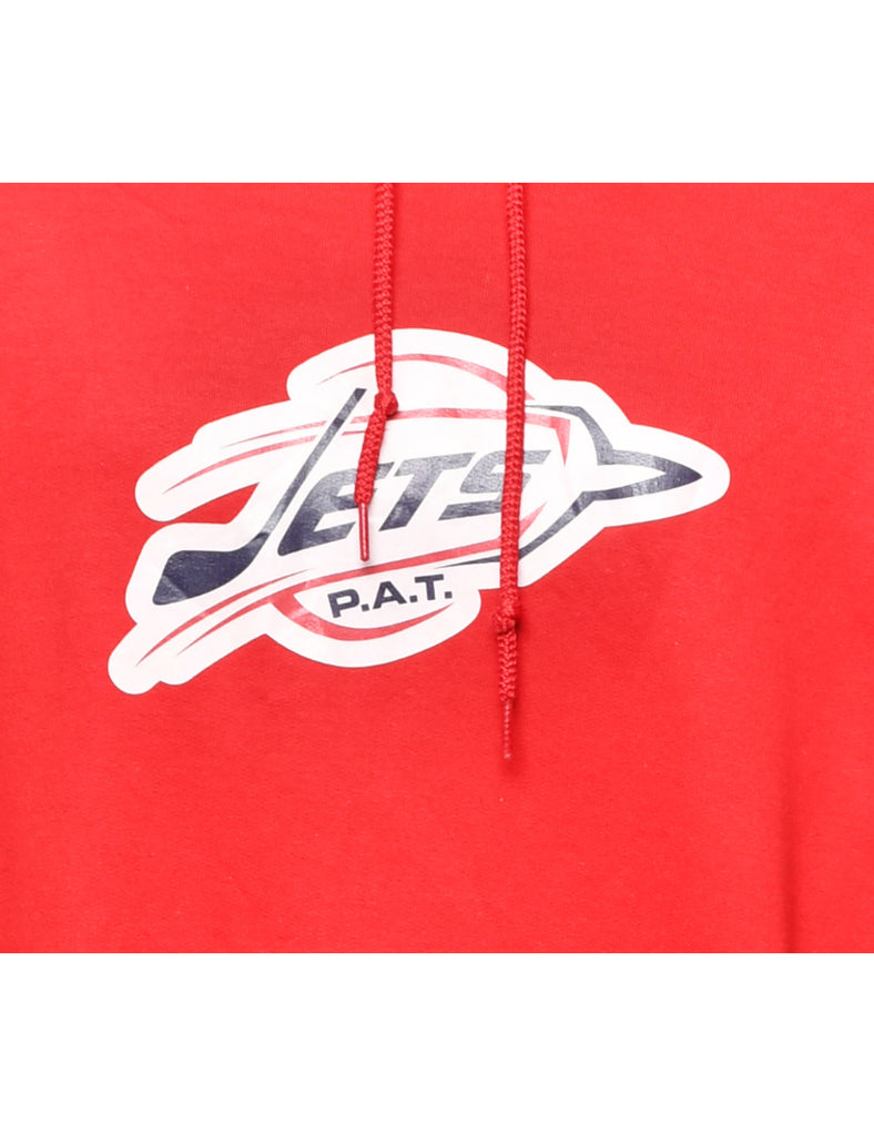 Jets Printed Hoodie - XL