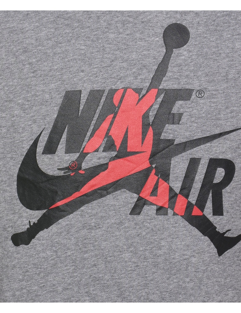 Jordan Black, Red & Grey Printed Sweatshirt - S