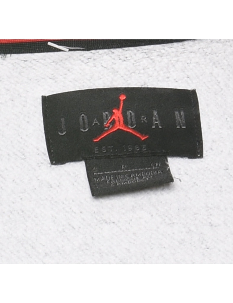 Jordan Black, Red & Grey Printed Sweatshirt - S