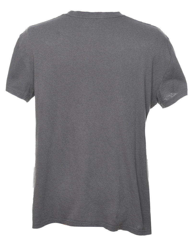 Kiss Grey & Light Blue Band T-shirt - XL