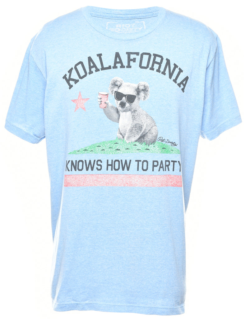 Koalafornia Printed T-shirt - L