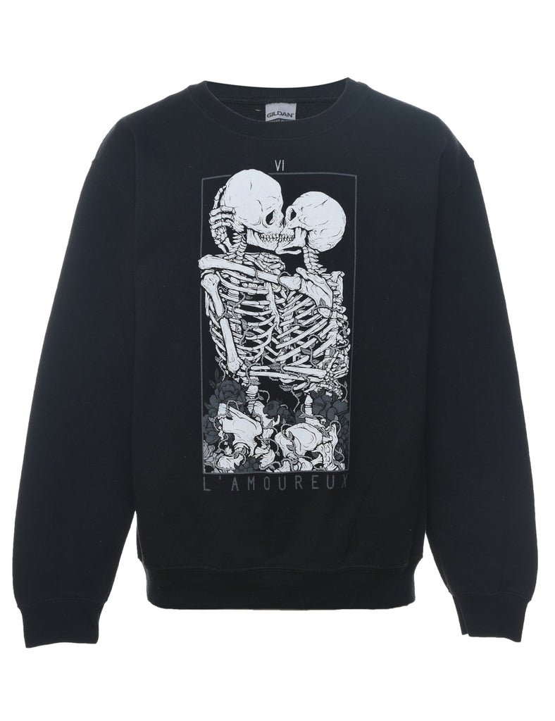 L'amoureux Printed Sweatshirt - S