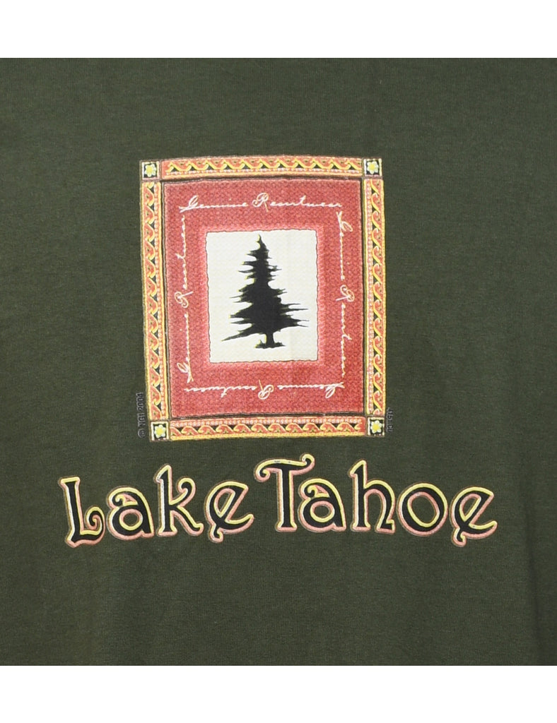 Lake Tahoe Printed T-shirt - XL