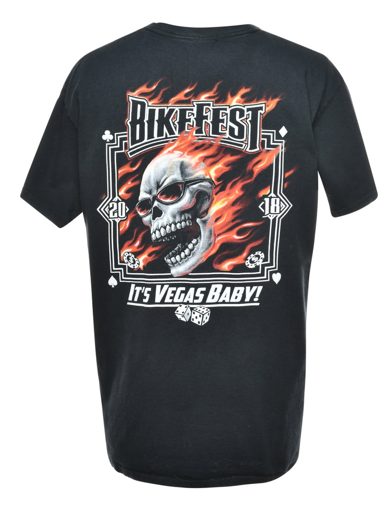 Las Vegas Bike Fest Printed T-shirt - L