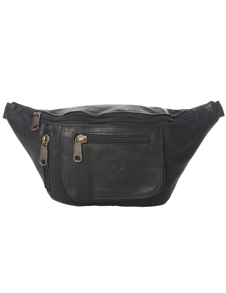 Leather Black Bumbag - S