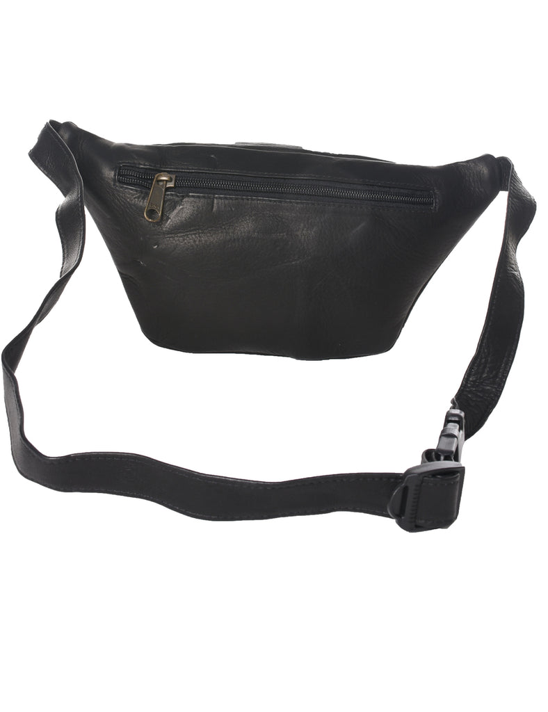 Leather Black Bumbag - S