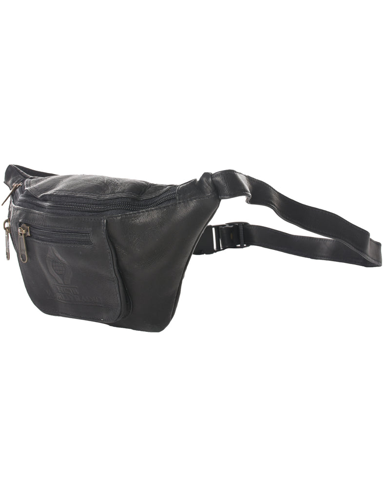 Leather Black Bumbag - S
