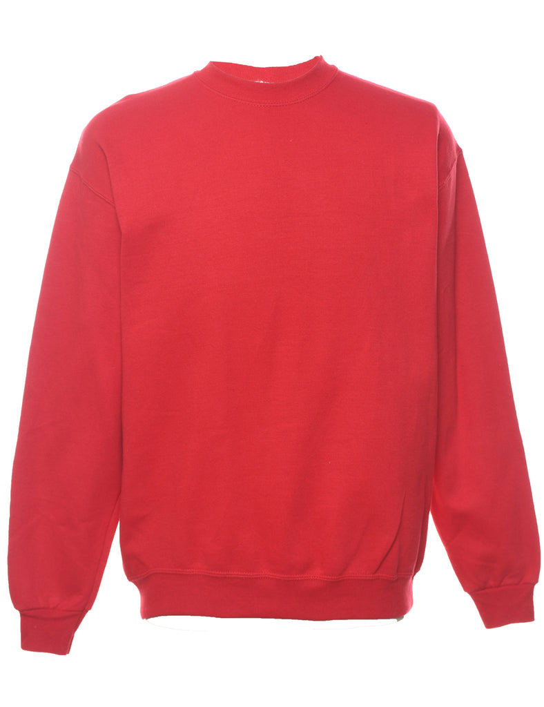 Lee Plain Red Sweatshirt - M