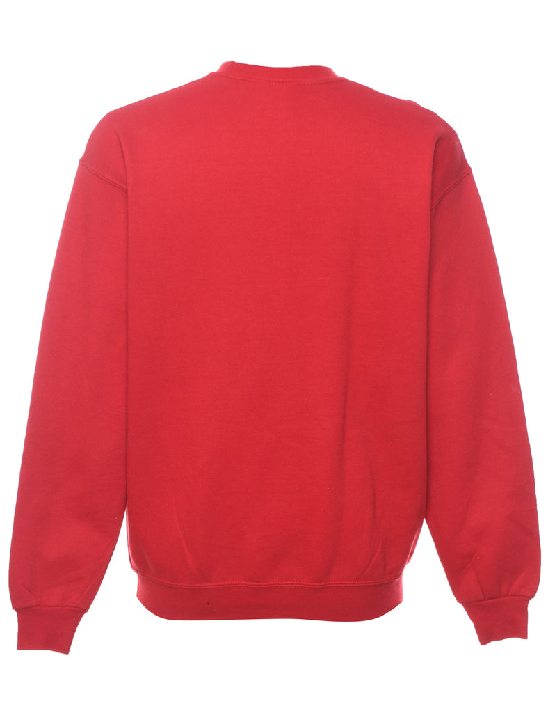 Lee Plain Red Sweatshirt - M