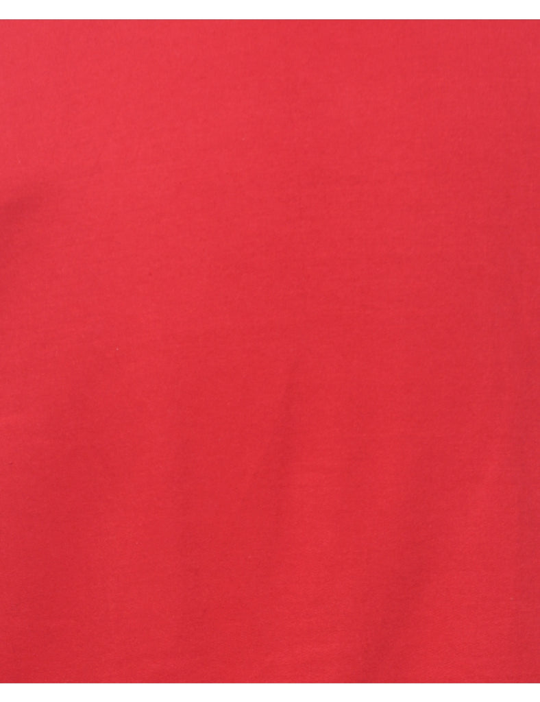 Lee Plain Red Sweatshirt - M