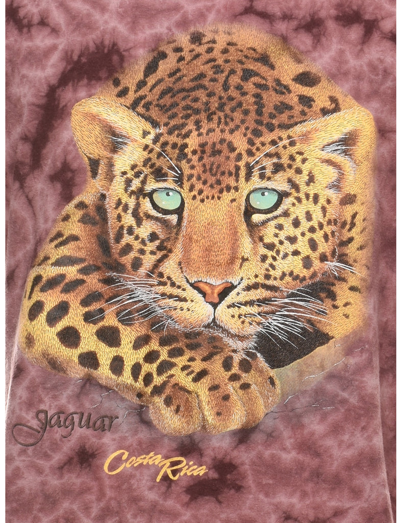 Leopard Design The Mountain T-Shirt - S