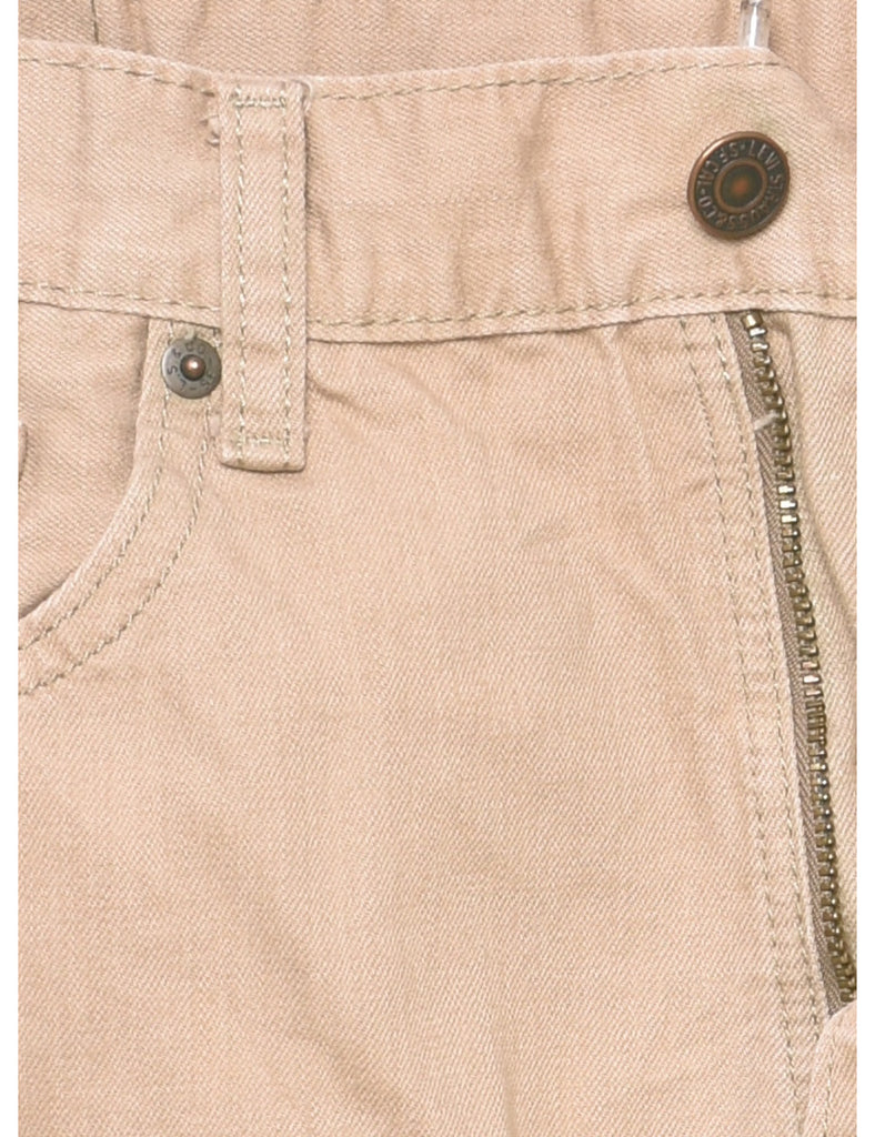 Levi's 505 Beige Straight-Fit Jeans - W32 L30