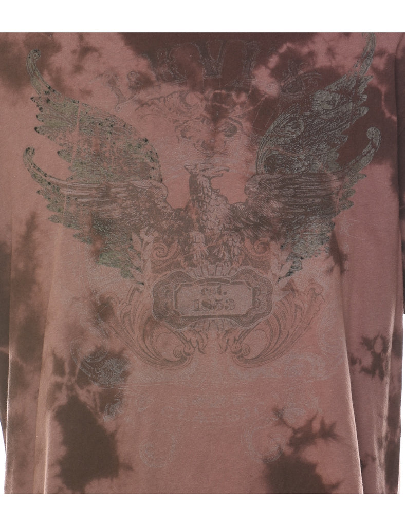 Levi's Brown Tie Dye T-shirt - L
