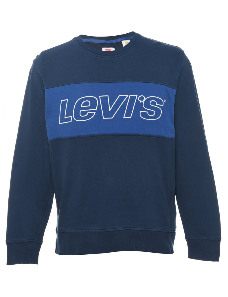 Levi's Printed Navy Sweatshirt - S