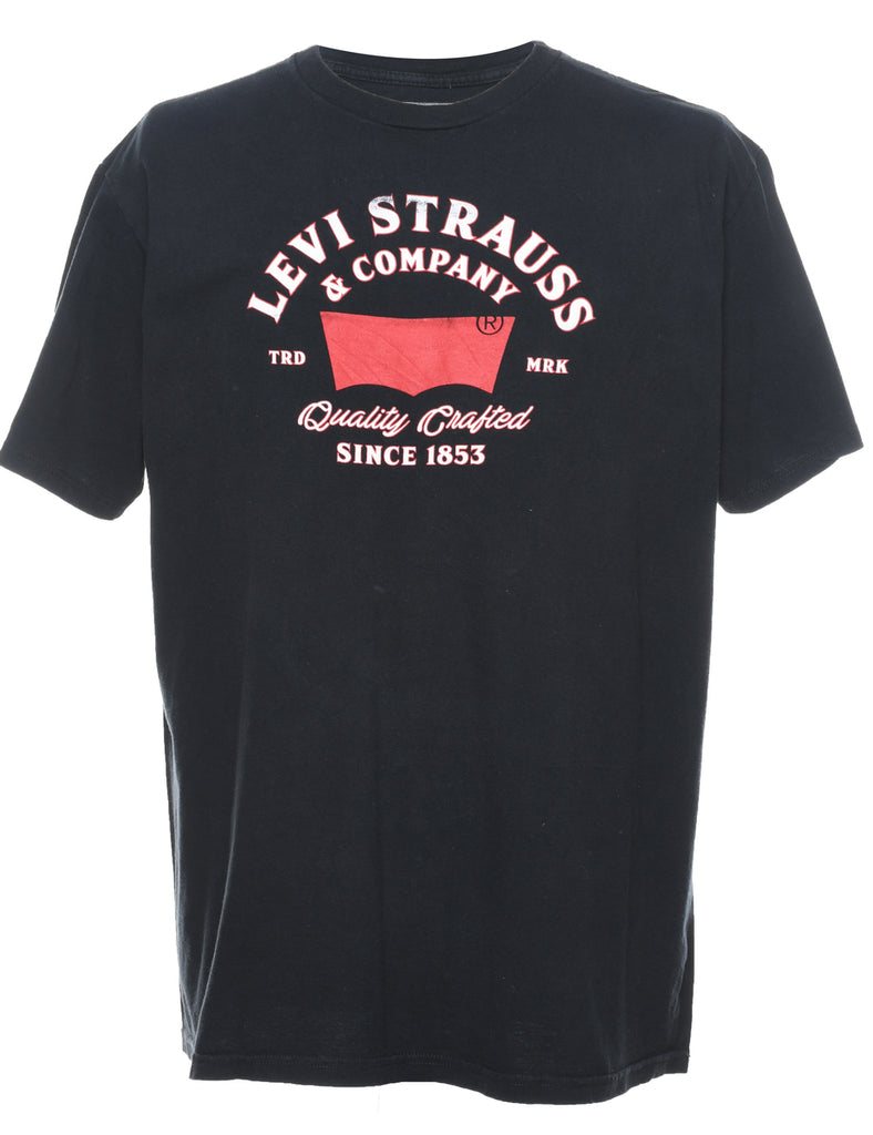 Levi's Printed Red, Black & White T-shirt - XL