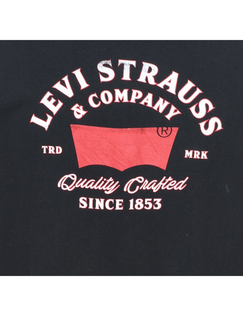 Levi's Printed Red, Black & White T-shirt - XL