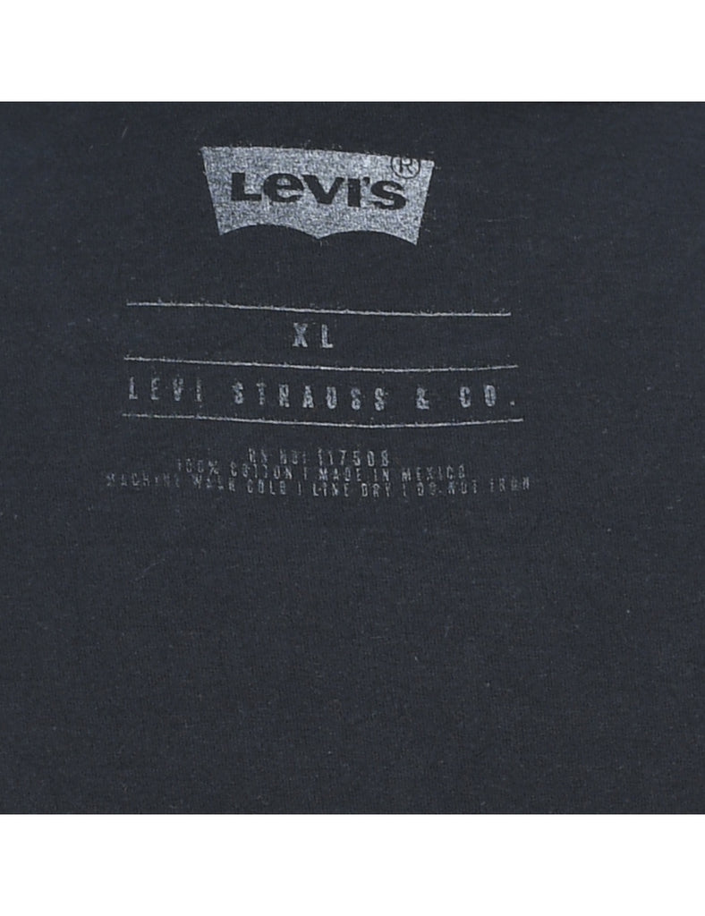 Levi's Printed Red, Black & White T-shirt - XL