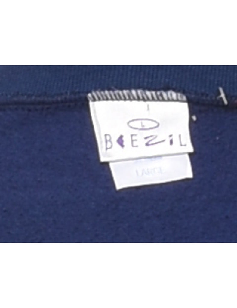 Unisex Liberty University Printed Sweatshirt Blue, L Beyond Retro