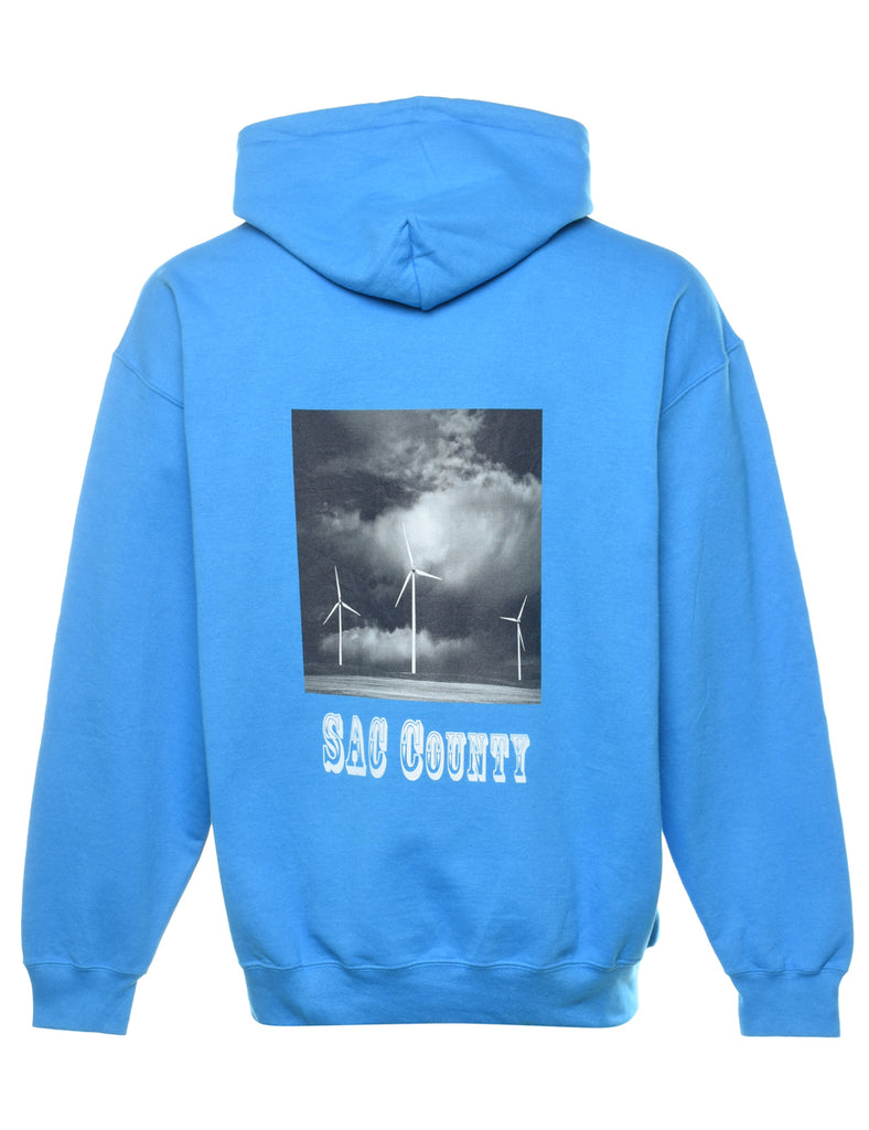 Light Blue Hoodie - XL